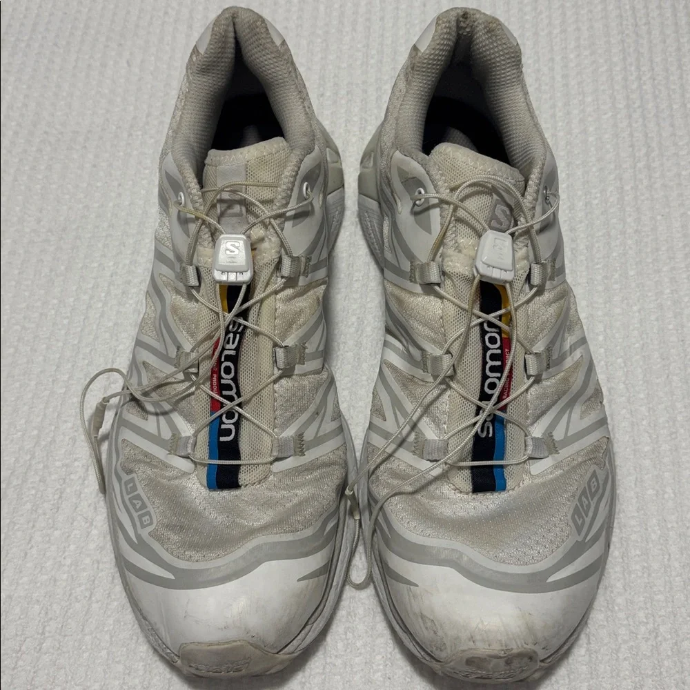 Salomon S-Lab XT6 Soft Ground white tennis shoes - Picture 3 of 3